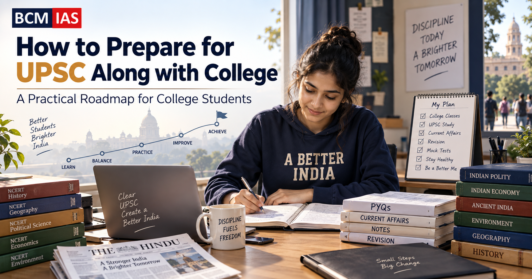 How to Prepare for UPSC Along with College: A Practical Roadmap for College Students