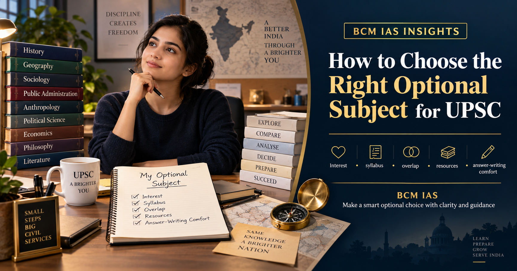 How to Choose the Right Optional Subject for UPSC: A Practical Decision Framework